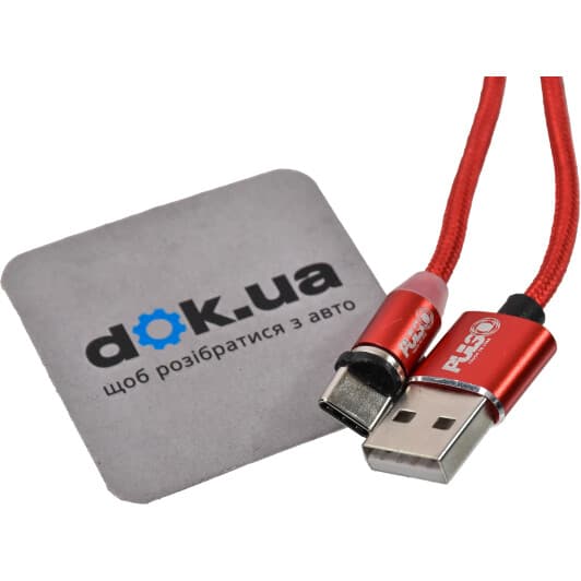 Кабель Pulso MC-2302CRD USB - type-C 2 м