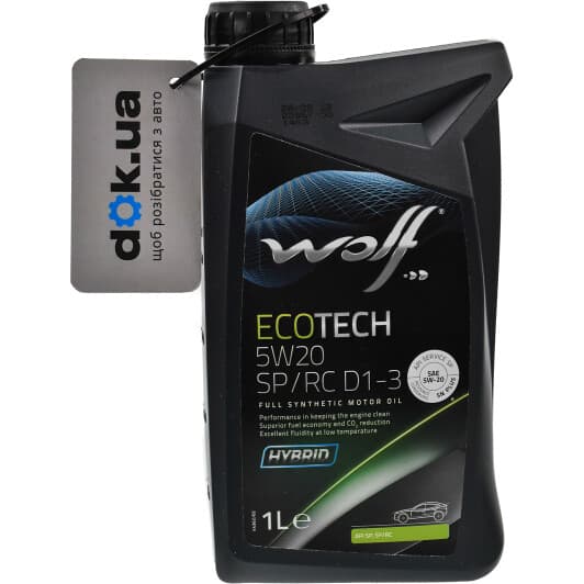 Wolf EcoTech SP/RC D1-3 5W-20 (1 л) моторное масло