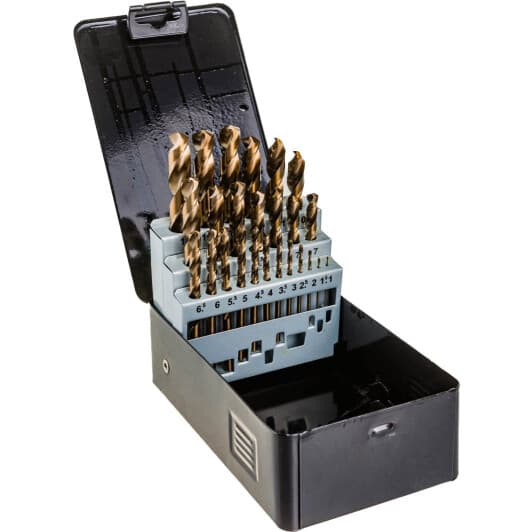 Набор сверл Graphite спиральных по металлу 57H090 1-13 мм 25 шт.