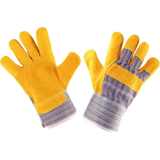 Рукавички робочі Neo Tools шкіряні (спилок) жовті