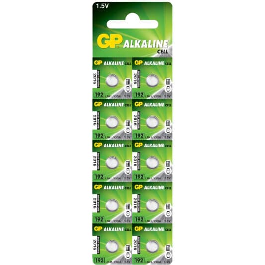 Батарейка GP Alkaline cell 192-U10 LR41 1,5 V 10 шт