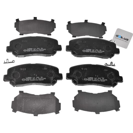 255640070100 Breck Гальмівні колодки для Mazda CX-5