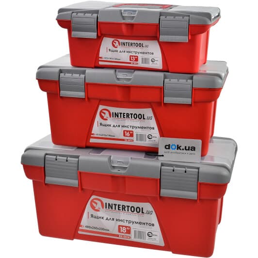 Комплект ящиків для інструментів Intertool BX-0403 3 шт.