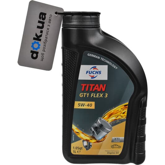 Fuchs Titan GT1 Flex 3 5W-40 (1 л) моторна олива