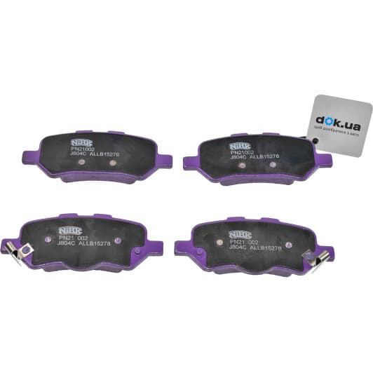PN21002 NiBK Тормозные колодки для Toyota Venza