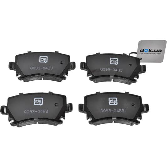 Q0930483 Q-Fix Тормозные колодки