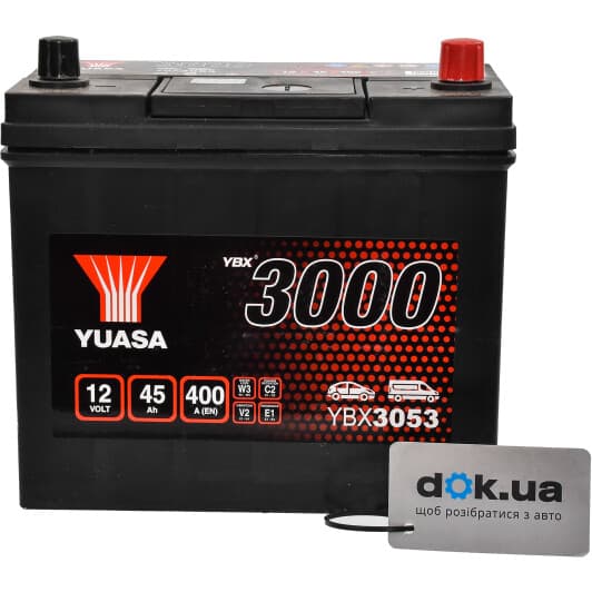 Аккумулятор Yuasa 6 CT-45-R SMF ybx3053