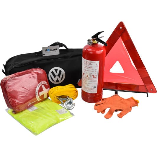 Набір автомобіліста Poputchik 01-133-L чорний Volkswagen