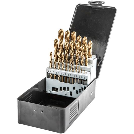 Набор сверл Graphite спиральных по металлу 57H200 1-13 мм 25 шт.