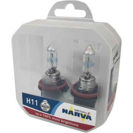 Автолампа Narva H11 PGJ19-2 55 W прозора 481012100