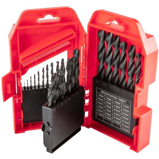 Набор сверл Top Tools спиральных по металлу 60H725 1-13 мм 25 шт.