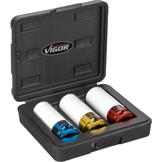 Набір торцевих головок Vigor v2522 (3 пр.)