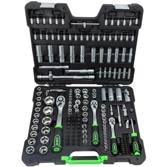 Набір торцевих головок та компонентів JBM 54035 1/2", 3/8", 1/4" (179 пр.)