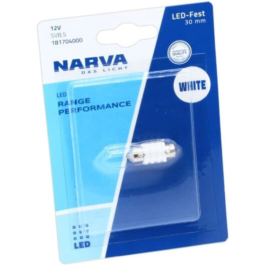 Автолампа Narva Range Performance LED C5W SV8,5 0,8 W 181704000