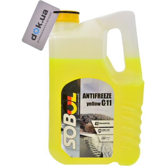 Sobol G11 желтый -30 °C, 5 л (10878) готовый антифриз
