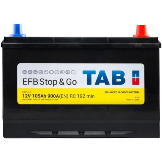 Аккумулятор DMK 6 CT-105-R Stop & Go DEF10J