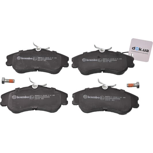 P 61 069 Brembo Тормозные колодки