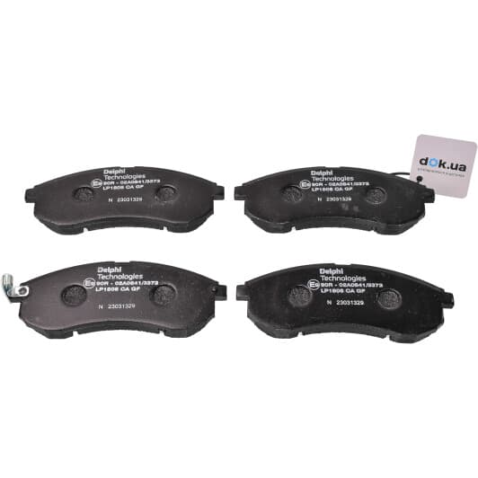 LP1808 Delphi Тормозные колодки для Mitsubishi L200