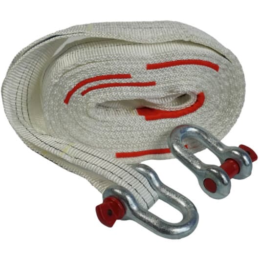 Трос буксировочный Poputchik 29-015-IS 22 т лента 6 м