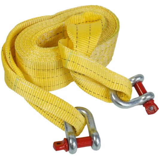 Трос буксировочный Poputchik 29-012-IS 13 т лента 6 м