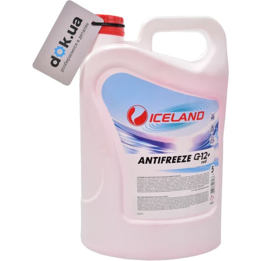 Iceland G12+ красный -24 °C, 5 л (6575) готовый антифриз