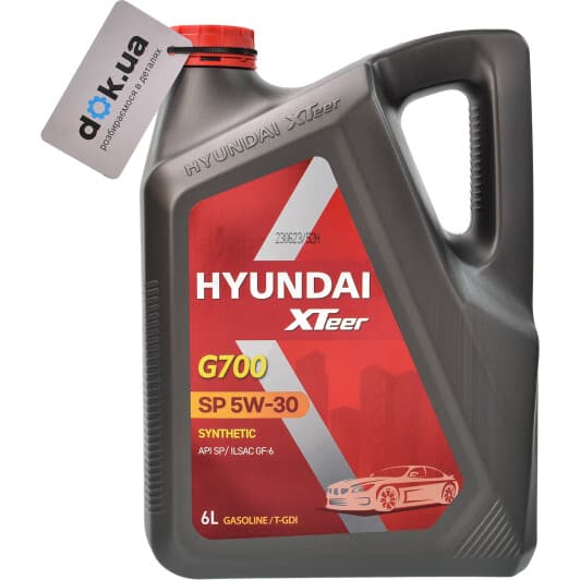 Hyundai XTeer Gasoline G700 5W-30 (6 л) моторна олива