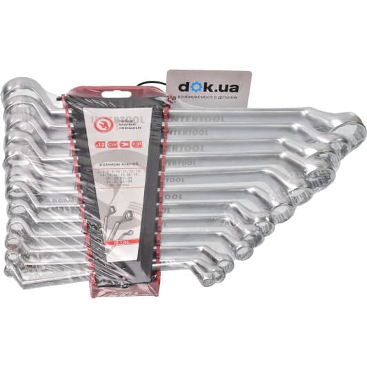 Набір ключів накидних Intertool ht1103 6-32 мм 12 шт