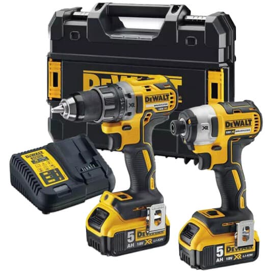 Набор инструментов DeWALT DCK268P2T 1/4" 5 ед.