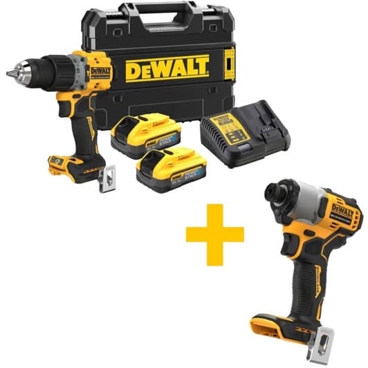 Набор инструментов DeWALT DCD805H2TDCF840N 1/4" 5 ед.