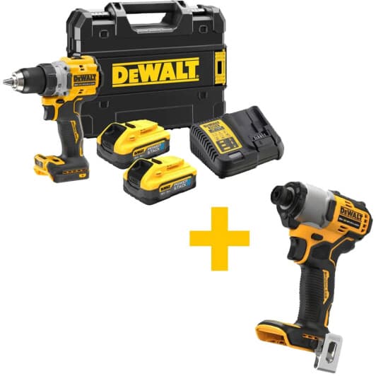 Набор инструментов DeWALT DCD800H2TDCF840N 1/4" 5 ед.