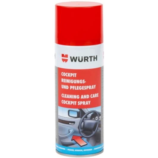 Очисник салону Würth Cockpit Spray лимон 400 мл
