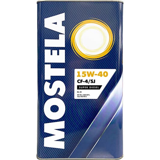 Mostela Super Diesel 15W-40 (0.946 л) моторное масло