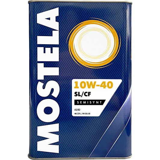 Mostela SemiSynt 10W-40 (3,78 л) моторна олива