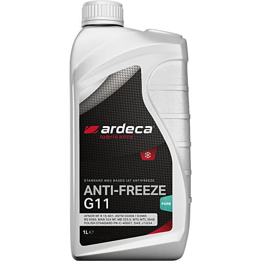 Концентрат антифризу Ardeca Anti-Freeze G11 синьо-зелений