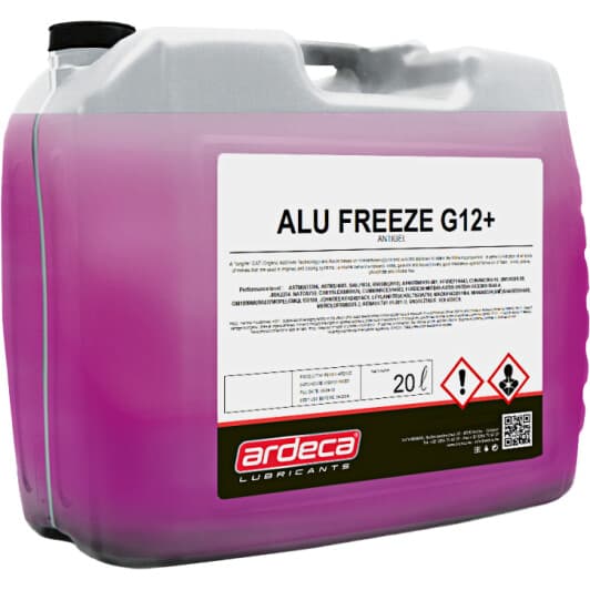 Ardeca Alu-Freeze G12+ розовый 20 л концентрат антифриза