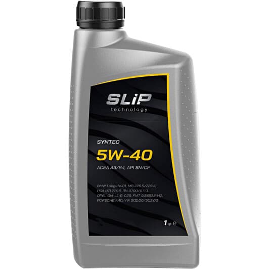 Slip Syntec 5W-40 (0.946 л) моторное масло