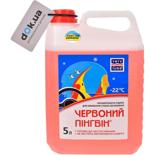 Омивач скла Xado Червоний пінгвін зимовий -22 °С (5 л)