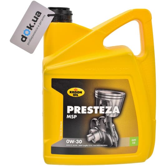 Kroon Oil Presteza MSP 0W-30 (5 л) моторна олива