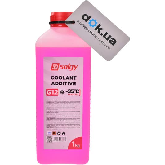 Solgy Coolant G12 червоний -35 °C готовий антифриз