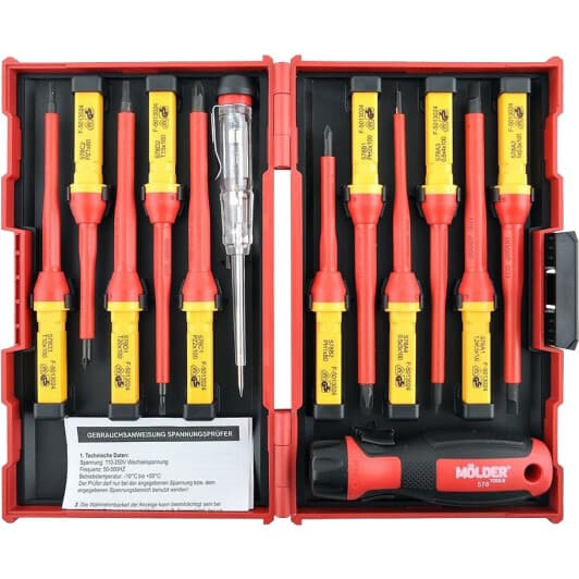 Набір викруток діелектричних Molder MT35213 13 шт.