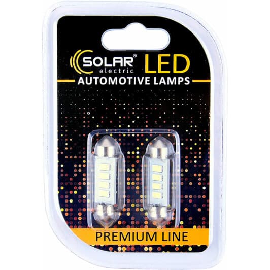 Автолампа Solar T11x39 SV8,5 sl1353