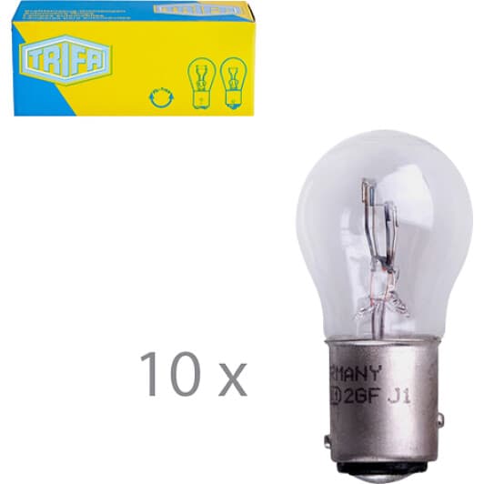 Автолампа Trifa P21/5W BAY15d 21,5 W прозора 03382