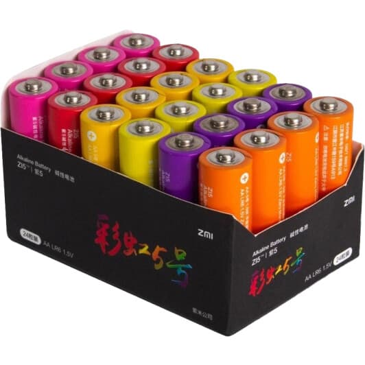 Батарейка ZMi ZI5 Rainbow 3059779 AA (пальчикова) 1,5 V 24 шт