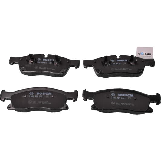 0986494672 Bosch Гальмівні колодки
