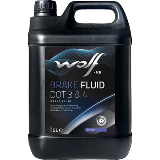 Гальмівна рідина Wolf Brake Fluid DOT 3 / DOT 4