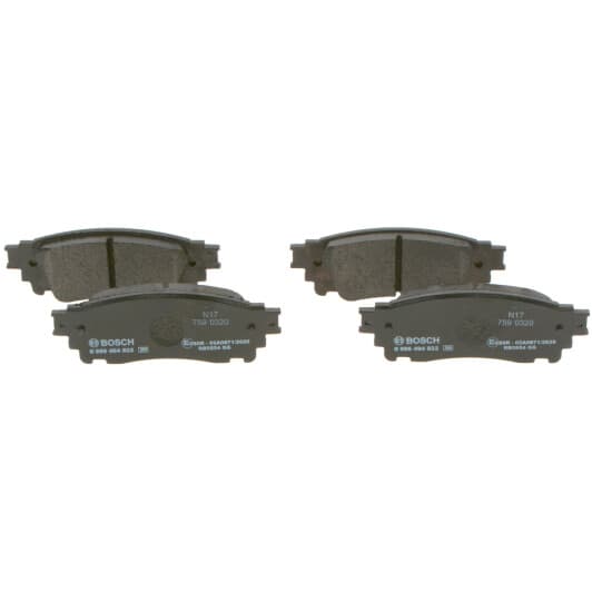 0986494822 Bosch Гальмівні колодки для Lexus NX