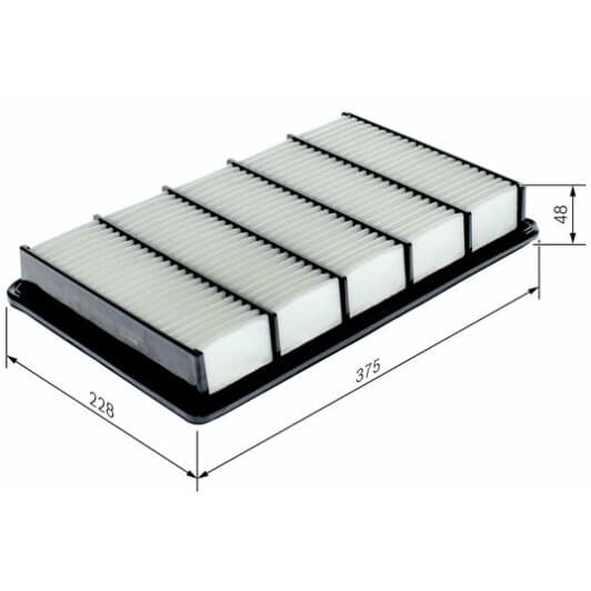 f026400362 Bosch Воздушный фильтр для Mazda RX-8