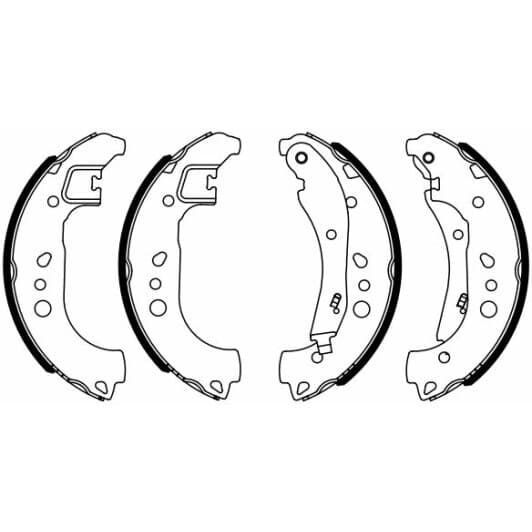 0986487959 Bosch Гальмівні колодки