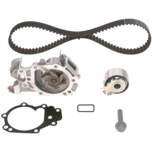 1987946393 Bosch Комплект ременя ГРМ + помпа