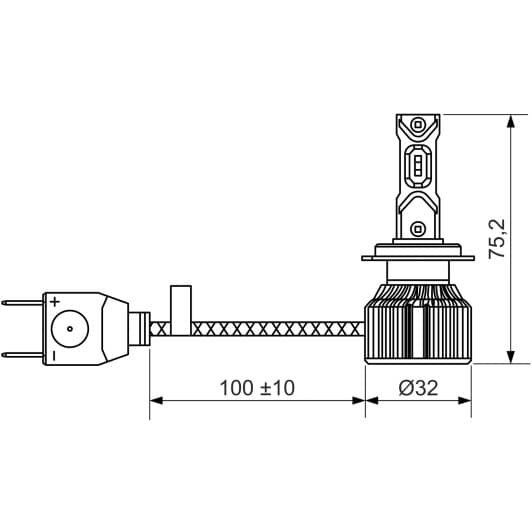 1987301567 Bosch Лампа дальнего света